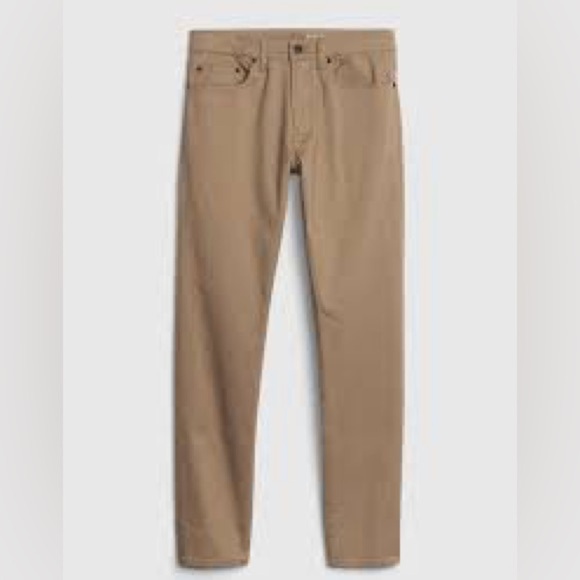 GAP Men’s Jeans Soft Wear Slim Taper Denim Pants Mojave Tan Size 32 - Picture 7 of 16